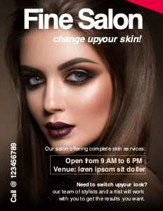 flyer template design flyer template