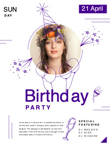 birthday card maker birthday poster maker