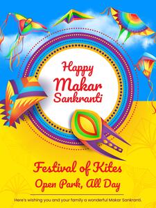 Makar Sankranti Poster Maker Makar Sankranti Poster Maker