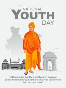 National Youth Day Poster design