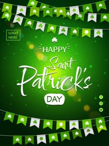 st patrick poster templates st patrick poster templates