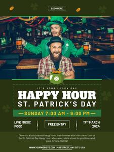 st patrick poster templates st patrick poster templates