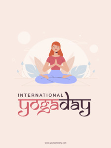 Lady in lotus pose for yoga logo design | Yoga Poster Lady in lotus pose for yoga logo design | Yoga Poster