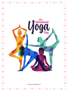 Promoting the art of yoga globally | Yoga Poster Promoting the art of yoga globally | Yoga Poster
