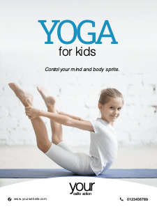 Kidfriendly Yoga A Secure Enjoyable Exercise Method | Yoga Poster Kidfriendly Yoga A Secure Enjoyable Exercise Method | Yoga Poster