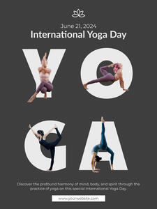 yogaday poster adult female yogaday poster adult female
