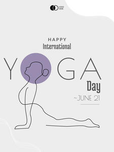 yogaday poster head person yogaday poster head person