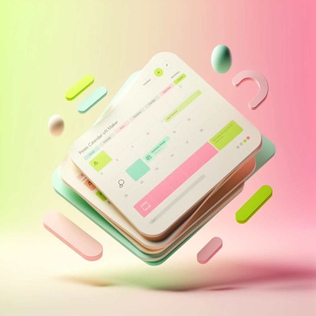 Premium AI Calendar Maker design generated with Pixazo AI